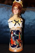 OOAK Bar Maid in Detailed & Colorful Small German Beer Stein picture