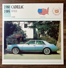 Cars of The World - USA - Single Collector Card - 1980-1985 Cadillac Seville picture