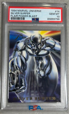 1994 Flair Marvel Universe Power Blast Silver Surfer PSA 10 Newly Graded picture