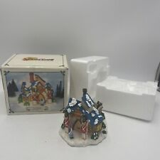 Santa’s Town at the North Pole Toy Works 1995 Christmas Village With Box ST07 picture