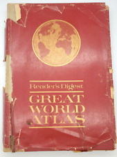 Great World Atlas 1st Edition 1963 Hardcover Dust Jacket Readers Digest picture