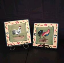 Set Of 2 Style Eyes Baum Bros 'Provence Rooster