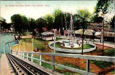 Toledo, Ohio Bird's-eye View Of White City 1908 Antique Postcard D339 picture