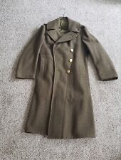 Vintage Genuine WWII US Army Men's Wool Overcoat picture