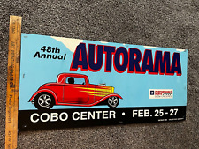 Detroit AUTORAMA  Vintage Poster 2000 COBO HALL Car Club Hot Rod GM Performance picture