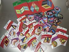 GIRL SCOUTS PATCHES Badges HUGE LOT Mixed New & Used 35+ picture