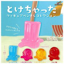 Melted figure pen holder collection Capsule Toy 5 Types Full Comp Set Gacha New picture