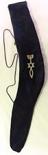 Messianic Seal XLARGE SHOFAR BAG Pouch Case Kudu Hebrew Grafted Yeshua Blow Horn picture