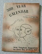Vintage 1953 Bell System AT&T 300 Year Calendar RARE picture