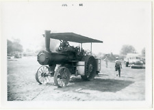 Lot of 7 Photos, Dated 1966 Steam Engine Tractor Show Exhibit, 3.75