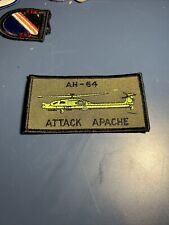 AH-64 APACHE HAT PATCH US ARMY VETERAN ATTACK HELICOPTER PIN UP PILOT CREW WING  picture