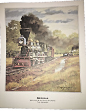 Vintage  GEORGIA Western & Atlantic Railroad The General  Rare 8x10 Print picture