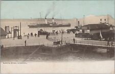 MR ALE c1910s Postcard Landing Stage Liverpool England UK Steamer UNP B2479 picture