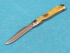 ROUGH RYDER RR1131 Trapper Linerlock Tobacco smooth bone knife 4 1/8