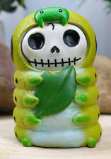 Furrybones Inch The Leaf Caterpillar Skeleton Monster Sit Up Ornament Figurine picture