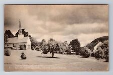 South Kent CT-Connecticut, Looking North South Kent School, Vintage Postcard picture