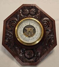 French Art Deco hand carved, Barometer picture