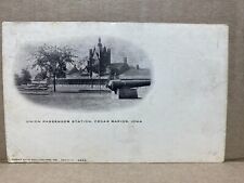 Union Passenger Station Cedar Rapids Iowa c1906 Antique Postcard picture