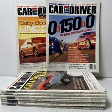 Car and Driver Magazine 1998 & 1999 Vintage Automobile Lot of 9 Issues - Collect picture