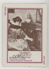1897 US Playing Card Game of Famous Paintings The Concert #B8 0w6 picture