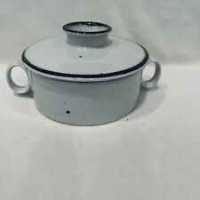 Vintage Dansk 1970’s Lidded Sugar Bowl With Handles Brown Must picture