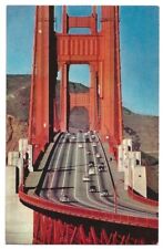 San Francisco California c1950's Golden Gate Bridge, vintage car, Marin County picture