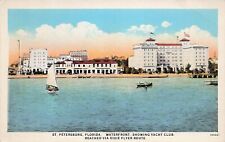St Petersburg FL Florida Soreno Hotel Dixie Flyer Railroad Ad Vtg Postcard E21 picture