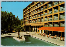 c1970s Marrakech Hotel Es Saadi Piscine Chauffee Vintage Postcard picture