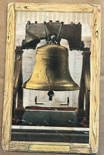 .01 POSTCARD - 1909 USED - LIBERTY BELL, PHILADELPHIA, PA. - CREASES picture