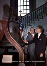 John F Kennedy Liberty Bell PHOTO 4th of July 1962 President JFK picture