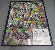 Heineken Amstel Light Beer 1989 Print Ad Framed 8.5x11 Wall Art  picture