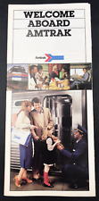 Vintage Amtrak Welcome Aboard Advertising Brochure Flyer SPV-2000 -- picture