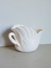porcelain ceramic swan vase vintage picture