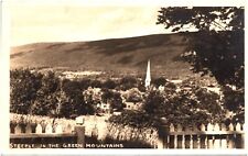 Church Steeple in the Green Mountains Manchester Vermont VT 1949 RPPC Postcard picture