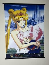 Vintage 1998 Sailor Moon Wall Scroll/tapestry 43x31” picture