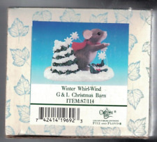 FITZ AND FLOYD CHARMING TAILS WINTER WHIRL-WIND ITEM #87/114 NEW NIB picture