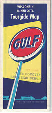 1953 Gulf Oil Road Map: Wisconsin Minnesota picture