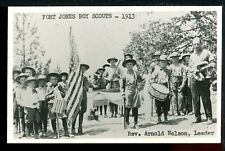 RPPC Fort Jones 1913 Boy Scouts BSA Salem OR Historic Vintage Postcard C028 picture
