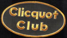Clicquot Club Large Embroidered Soda Patch c1950's-60's VGC Scarce picture
