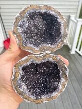 Dark Amethyst Geode From Las Choyas, Chihuahua, Mexico picture