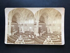 Antique 1880s New York State Capitol Assembly Chamber William Notman Stereoview picture