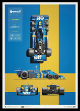 Tyrrell P34 Formula 1 F1 1976 Ltd Ed 200 Poster Jody Scheckter Patrick Depailler picture