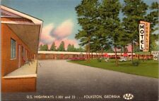Postcard. Charlton Motel, Folkston, Georgia. AAA. AH. picture