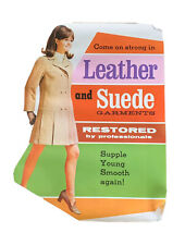 GAMBLE ALDENS 1960’s POSTER Dry Cleaners Leather Suede Foster Stephens picture