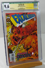 Excalibur #86 CGC 9.6 Signed By STAN LEE qualified crack in case 1st Pete Wisdom picture