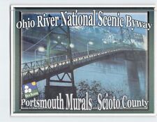 Postcard Portsmouth Murals Ohio River National Scenic Byway Portsmouth Ohio USA picture