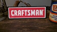 Craftsman advertising metal sign vintage mechanics garage 4x12 inches 50016 picture