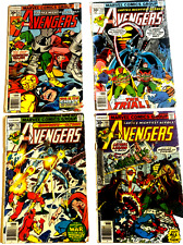 AVENGERS #157 #160 #162 & #164   FOUR LOWER GRADE AFFORDABLE READING COPIES 1977 picture