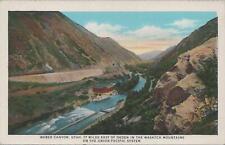 Postcard Weber Canyon Utah 17 Miles East Ogden UT Wasatch Mts Union Pacific  picture