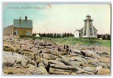 c1910 Lighthouse Point Prim Digby Nova Scotia Canada Posted Antique Postcard picture